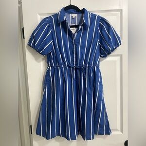 J. Crew Factory Tie Waist Mini Dress